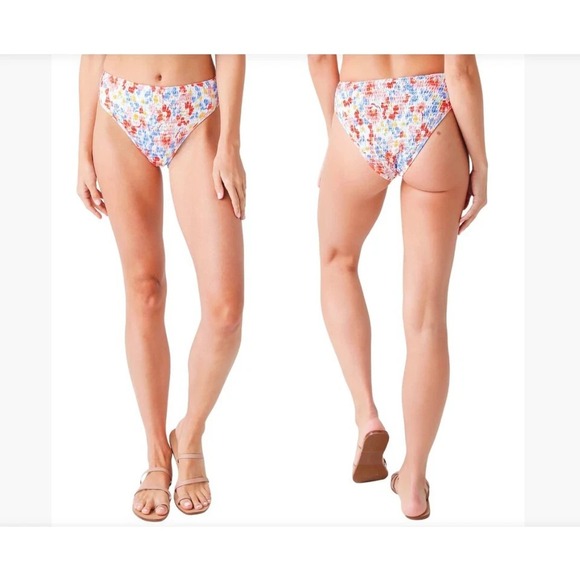 L*Space  Bitsy Smocked‎  Bottom and Bralette Bikini Top - Picture 14 of 16